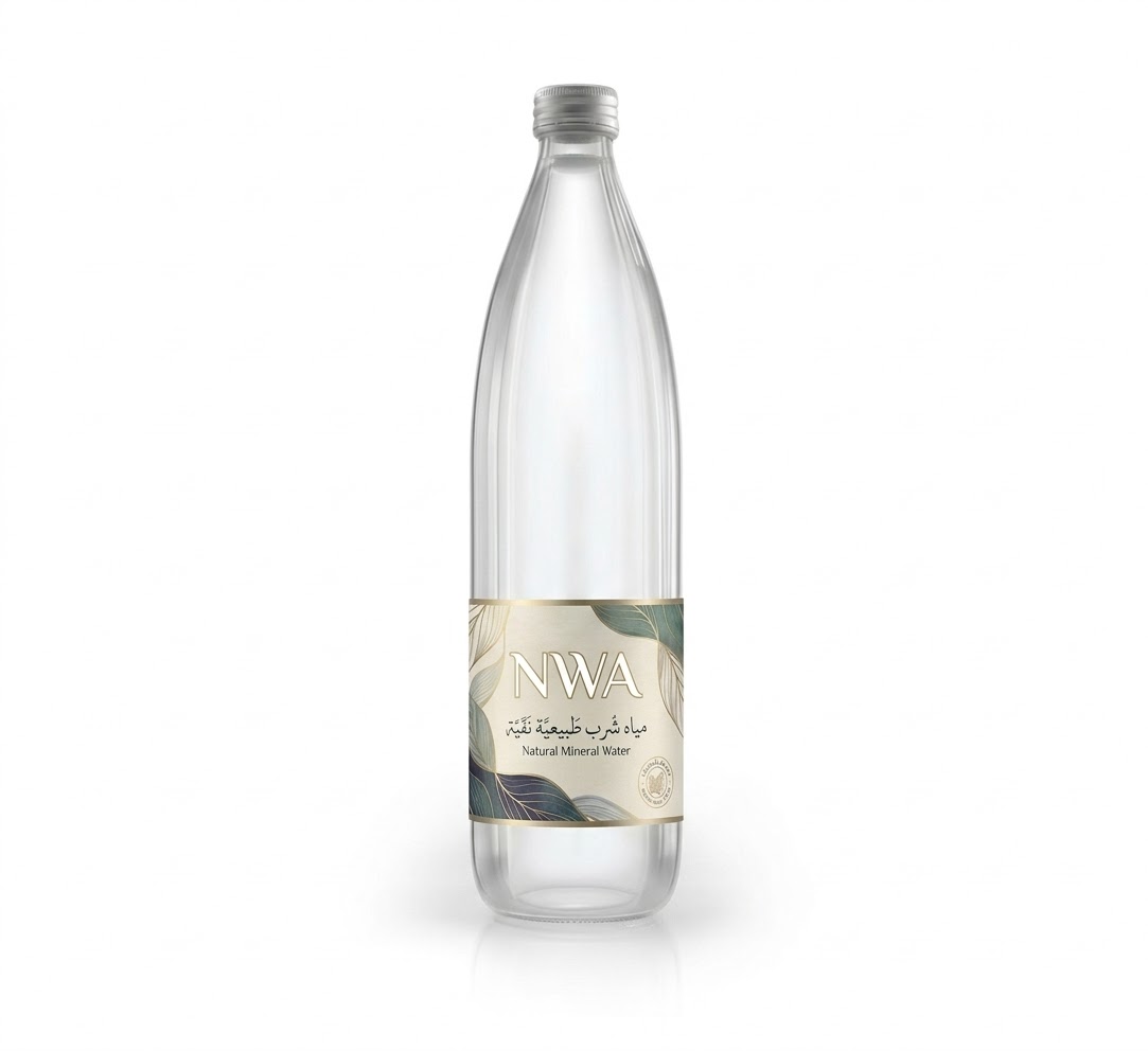 ماء زجاجي Glass Bottled Water